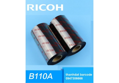 Mực in mã vạch wax/resin Ricoh B110A